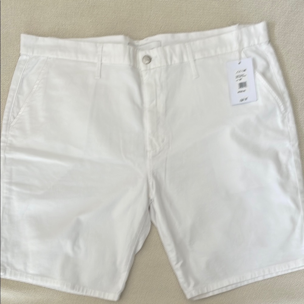 👉 NWT Joe’s Jeans White Shorts 8” Inseam Size 38 Clean Summer Staple 🔥